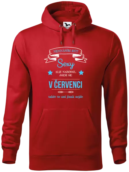 Pánská mikina Nesnáším být sexy, ale narodil jsem se v ...