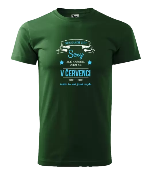 Pánské narozeninové tričko Nesnáším být sexy, ale narodil jsem se v ...