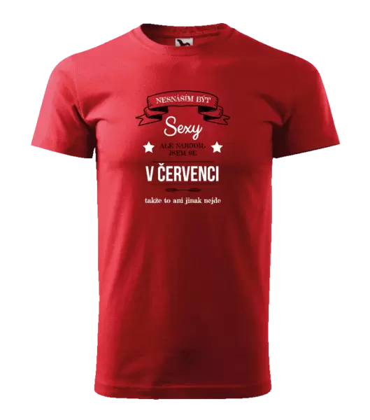 Pánské narozeninové tričko Nesnáším být sexy, ale narodil jsem se v ...