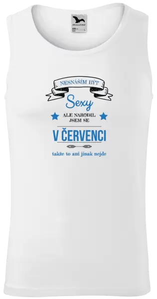 Pánské tílko Nesnáším být sexy, ale narodil jsem se v ...