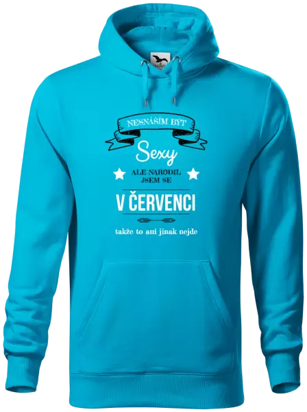 Pánská mikina Nesnáším být sexy, ale narodil jsem se v ...