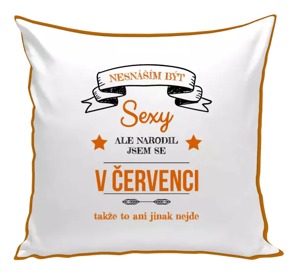 Polštář Nesnáším být sexy, ale narodil jsem se v ...