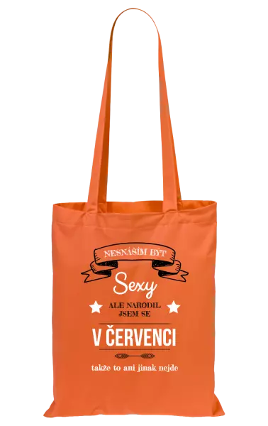 Látková taška Nesnáším být sexy, ale narodil jsem se v ...