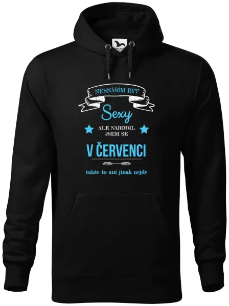 Pánská mikina Nesnáším být sexy, ale narodil jsem se v ...