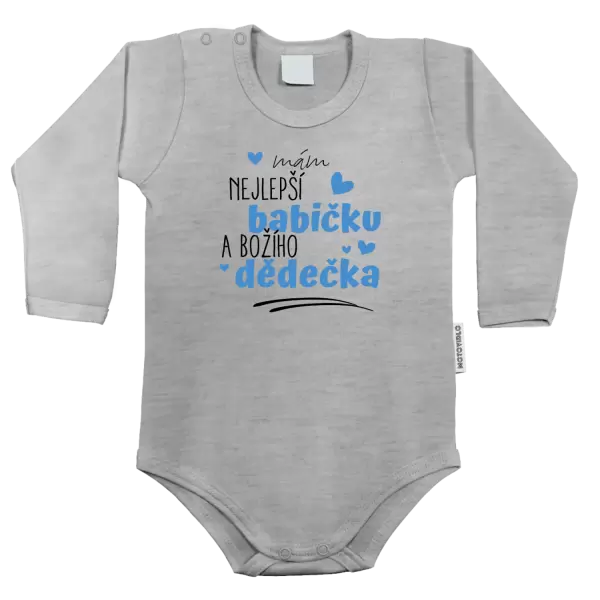 Dětské body Mám nejlepší babičku a božího dědečka