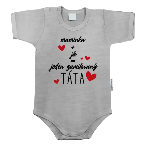 Dětské body Maminka + já = jeden zamilovaný táta
