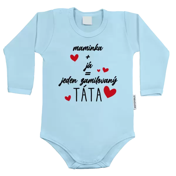 Dětské body Maminka + já = jeden zamilovaný táta