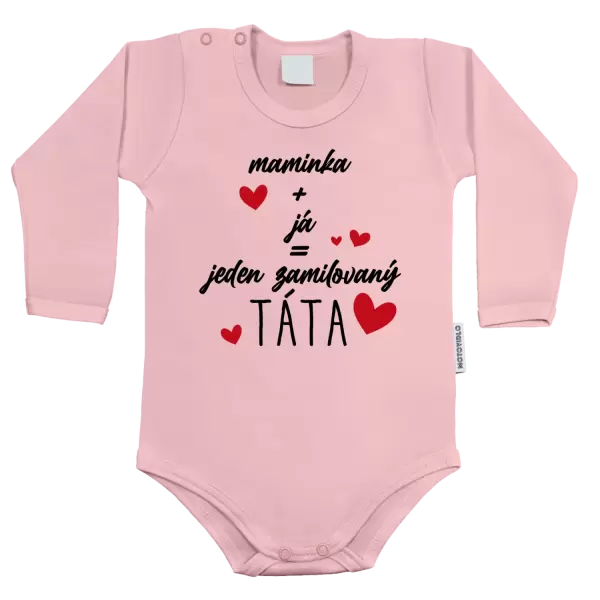 Dětské body Maminka + já = jeden zamilovaný táta