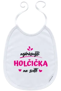Dětský bryndák Nejkrásnější holčička