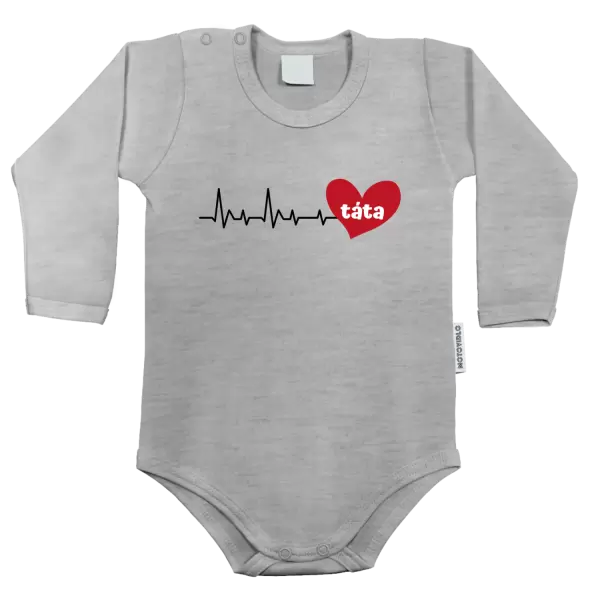 Dětské body Srdeční tep táta