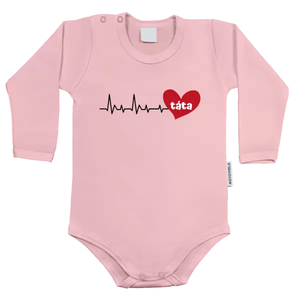 Dětské body Srdeční tep táta