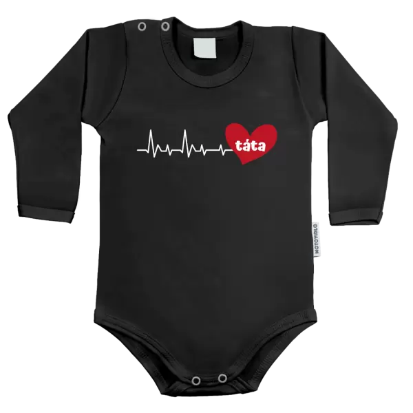 Dětské body Srdeční tep táta