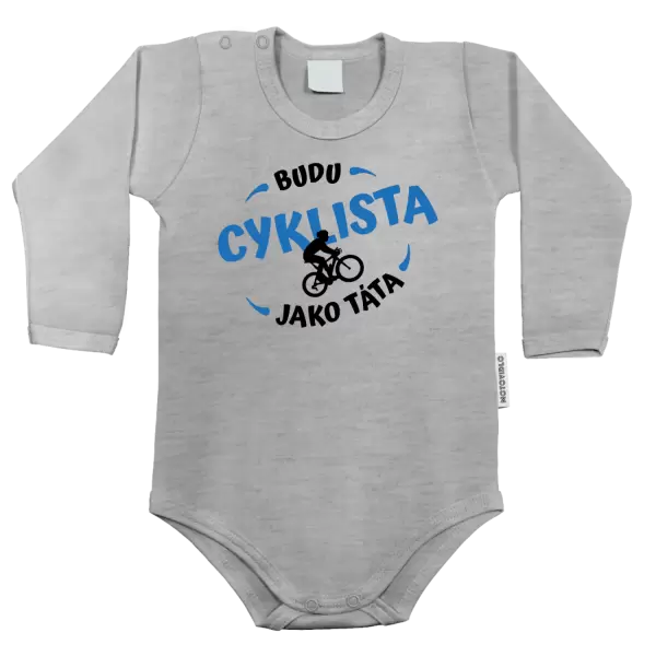 Dětské body Budu cyklista jako táta