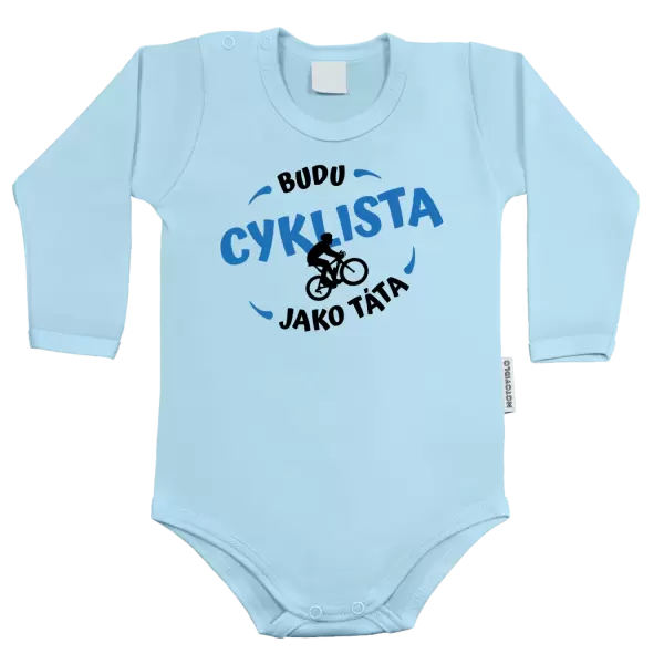 Dětské body Budu cyklista jako táta