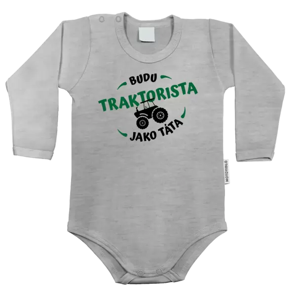 Dětské body Budu traktorista jako táta