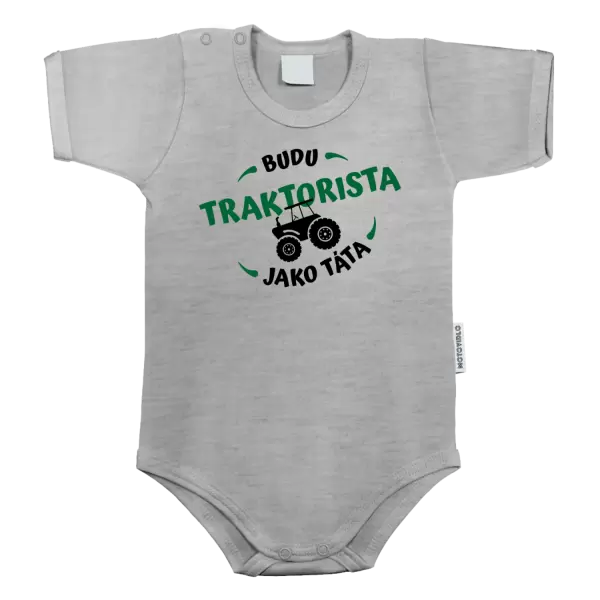 Dětské body Budu traktorista jako táta