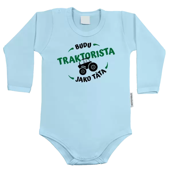 Dětské body Budu traktorista jako táta