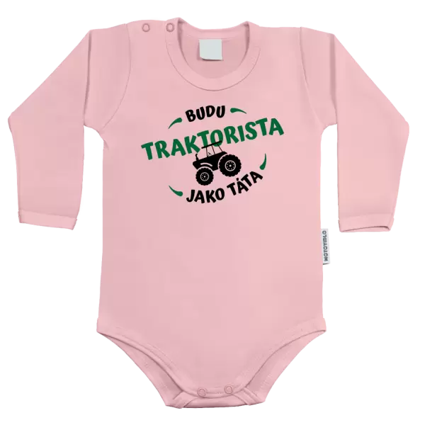 Dětské body Budu traktorista jako táta