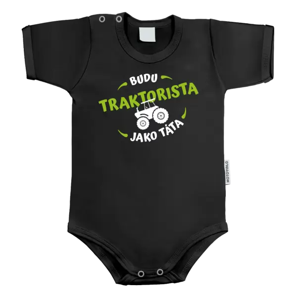 Dětské body Budu traktorista jako táta
