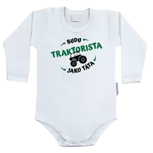 Dětské body Budu traktorista jako táta