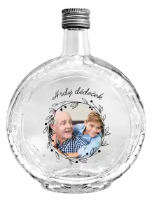 Skleněná láhev Hrdý dědeček