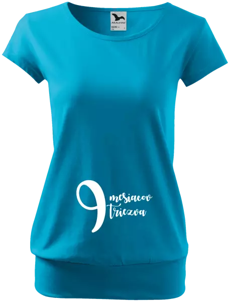 Tehotenské tričko 9 mesiacov triezva
