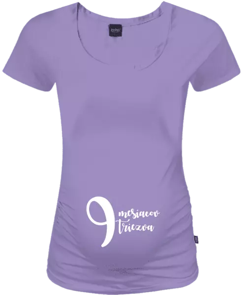 Tehotenské tričko 9 mesiacov triezva