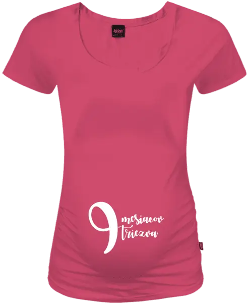 Tehotenské tričko 9 mesiacov triezva