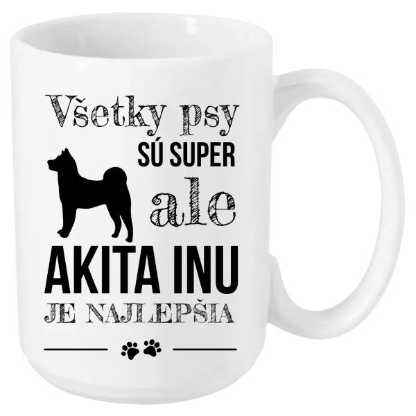 Hrnček Akita Inu je najlepšia