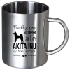 Nerezový hrnček Akita Inu je najlepšia