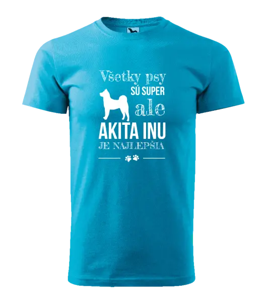 Pánske tričko Akita Inu je najlepšia