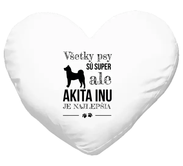 Vankúš Akita Inu je najlepšia