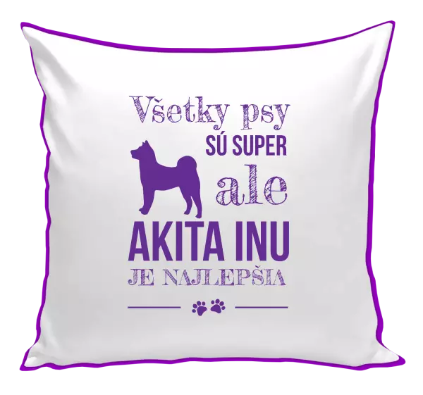 Vankúš Akita Inu je najlepšia