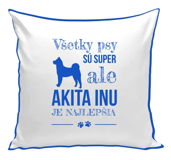 Vankúš Akita Inu je najlepšia