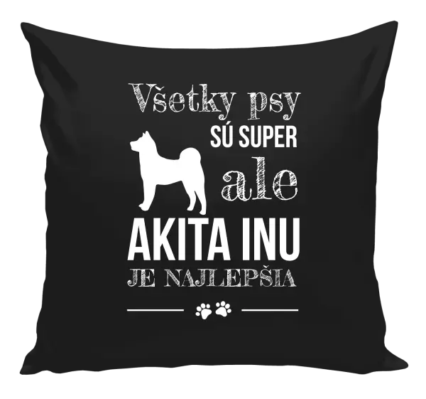 Vankúš Akita Inu je najlepšia