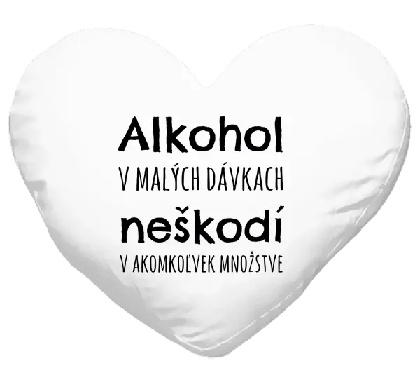 Vankúš Alkohol v malých dávkach neškodí v akomkoľvek množstve