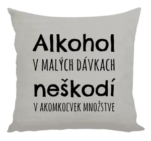 Vankúš Alkohol v malých dávkach neškodí v akomkoľvek množstve