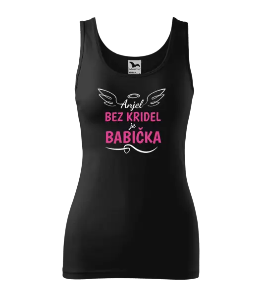 Dámske tielko Anjel bez kridel - babička 