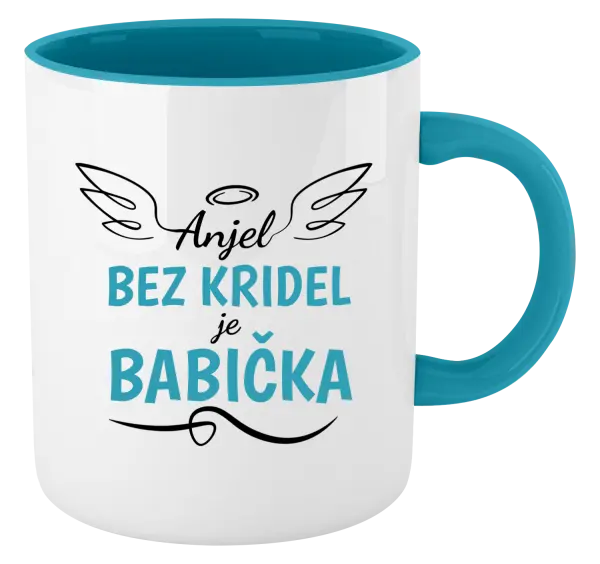 Hrnček  Anjel bez kridel - babička 