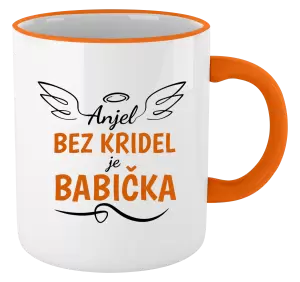 Hrnček Anjel bez kridel - babička 