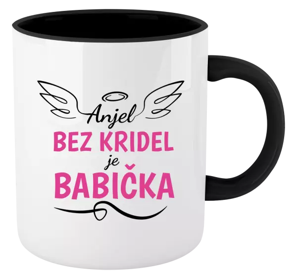 Hrnček  Anjel bez kridel - babička 