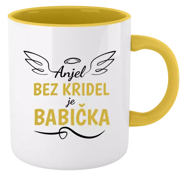 Hrnček  Anjel bez kridel - babička 