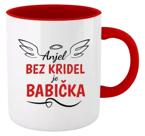 Hrnček  Anjel bez kridel - babička 