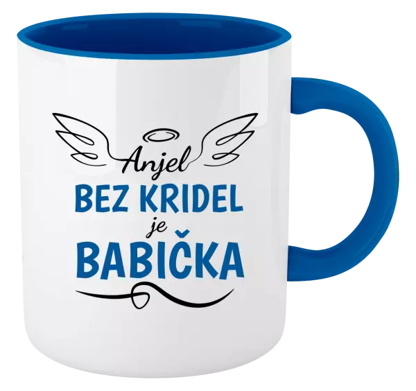 Hrnček  Anjel bez kridel - babička 