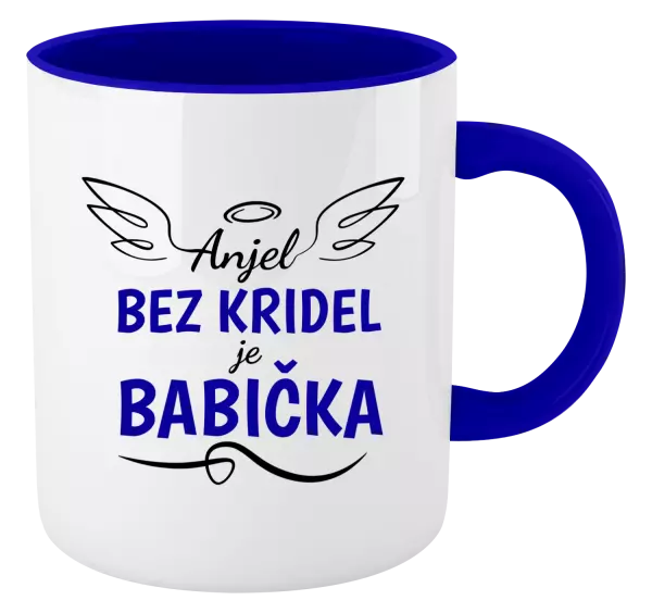Hrnček  Anjel bez kridel - babička 