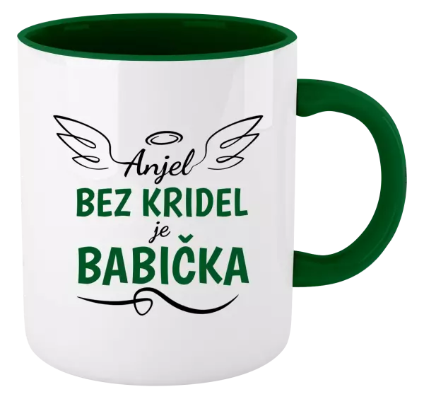 Hrnček  Anjel bez kridel - babička 