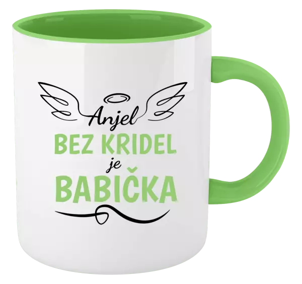 Hrnček  Anjel bez kridel - babička 