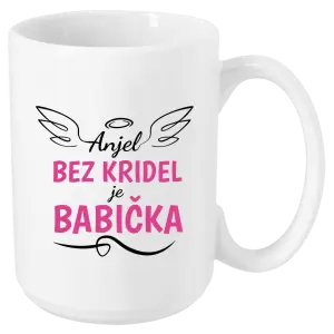 Hrnček Anjel bez kridel - babička 