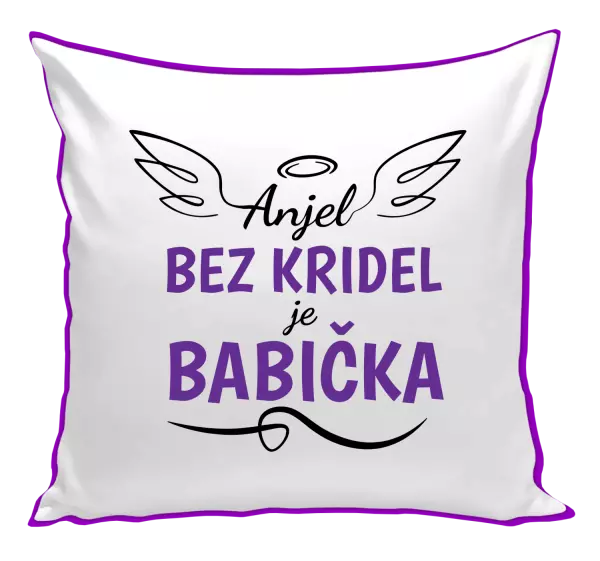 Vankúš Anjel bez kridel - babička 