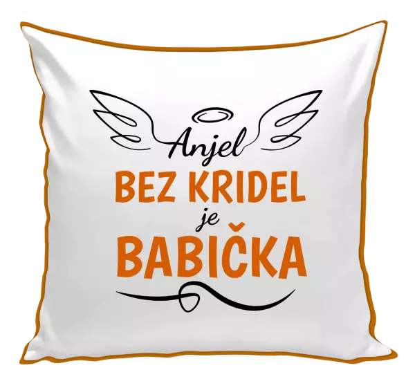 Vankúš Anjel bez kridel - babička 
